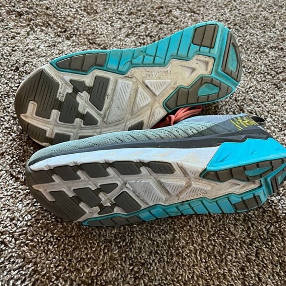 Hoka One One Size 8 Blue Grey - Picture 4 of 5